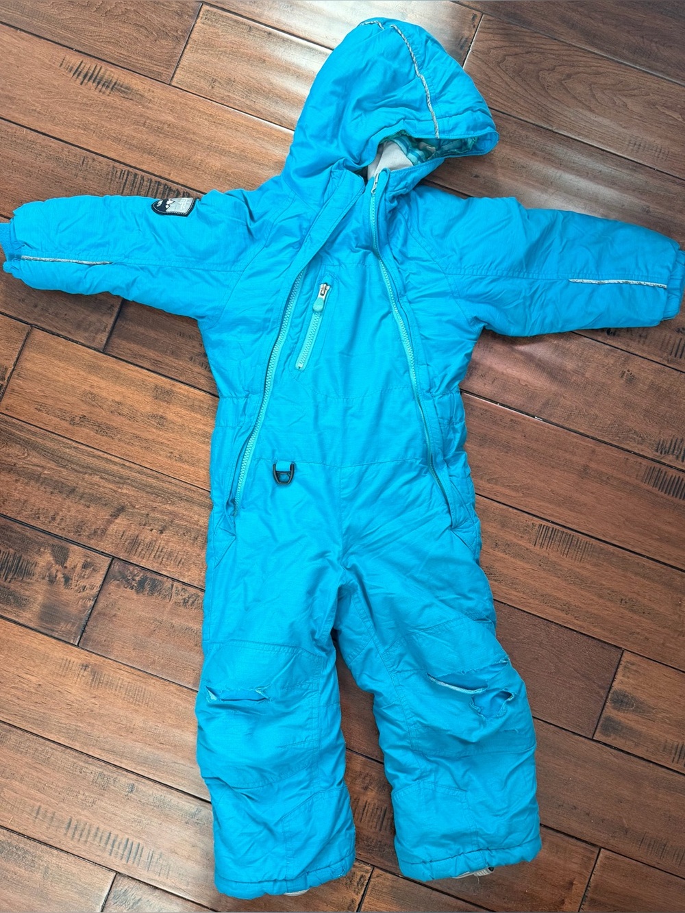 MEC Bright Turquoise Blue Insulated Kids One-Piece